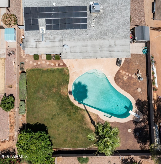 2139 W Obispo Ave, Mesa, AZ 85202 - view from above of property featuring a pool area