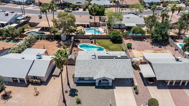 2139 W Obispo Ave, Mesa, AZ 85202 - aerial perspective of suburban area with a pool area