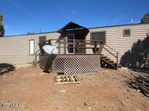 view of rear view of property