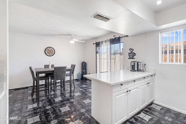 6345 N 49th Ave, Glendale, AZ 85301 - kitchen featuring white cabinetry, visible vents, light countertops, and a wealth of natural light