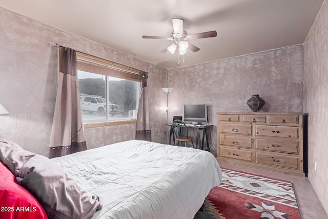 43911 N 13th Ave, New River, AZ 85087 - bedroom featuring a ceiling fan