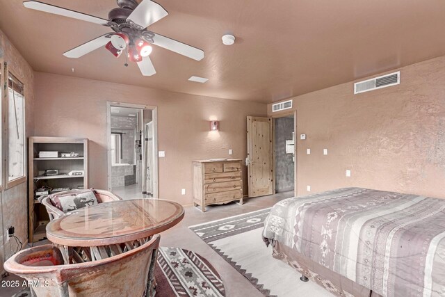 43911 N 13th Ave, New River, AZ 85087 - bedroom featuring a textured wall and ensuite bath