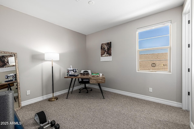 25725 S 230th St, Queen Creek, AZ 85142 - office area with carpet flooring and baseboards