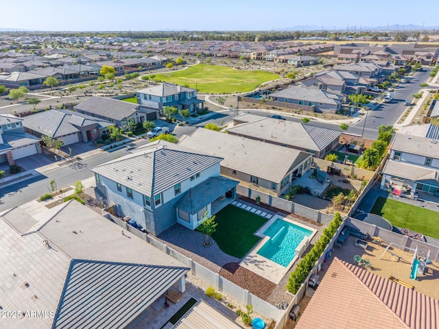 25725 S 230th St, Queen Creek, AZ 85142 - birds eye view of property with a residential view