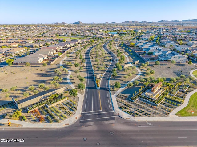 25725 S 230th St, Queen Creek, AZ 85142 - birds eye view of property featuring a residential view and a mountain view