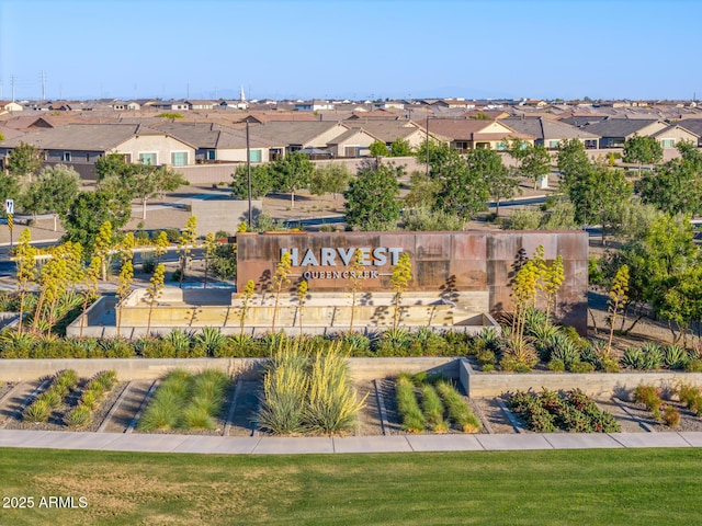 25725 S 230th St, Queen Creek, AZ 85142 - birds eye view of property with a residential view