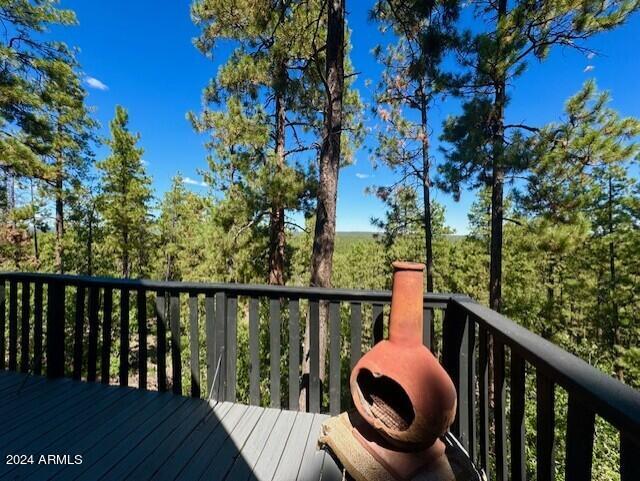 1725 Turkey Mountain Rd, Happy Jack, AZ 86024 - view of deck