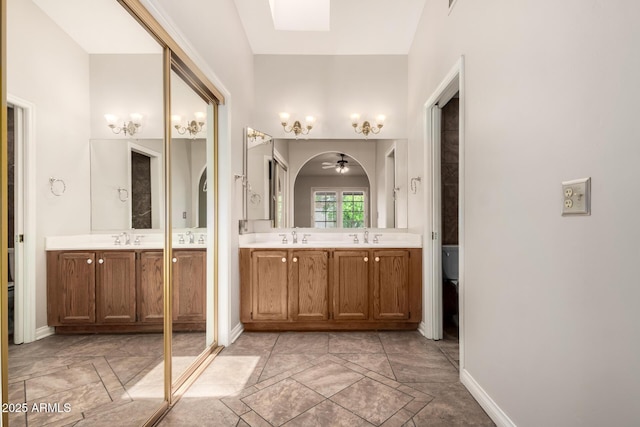 16216 N Runyon Pl, Fountain Hills, AZ 85268 - bathroom featuring toilet and double vanity