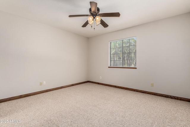16216 N Runyon Pl, Fountain Hills, AZ 85268 - carpeted empty room with baseboards and a ceiling fan