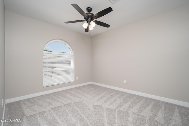 4506 W Golden Ln, Glendale, AZ 85302 - carpeted empty room with ceiling fan and baseboards