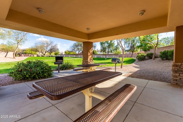 view of patio