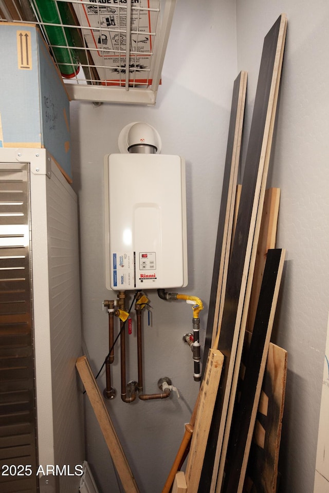 utilities with tankless water heater