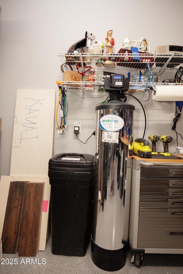 view of utility room