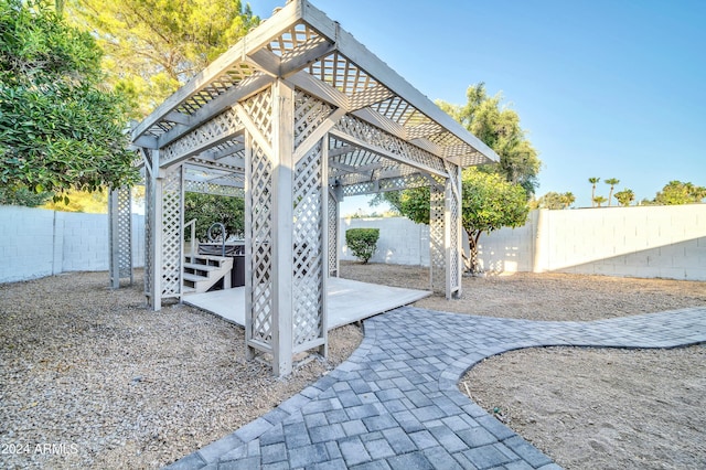 view of patio