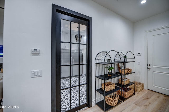 22406 S 173rd Way, Gilbert, AZ 85298 - doorway featuring wood finished floors and recessed lighting