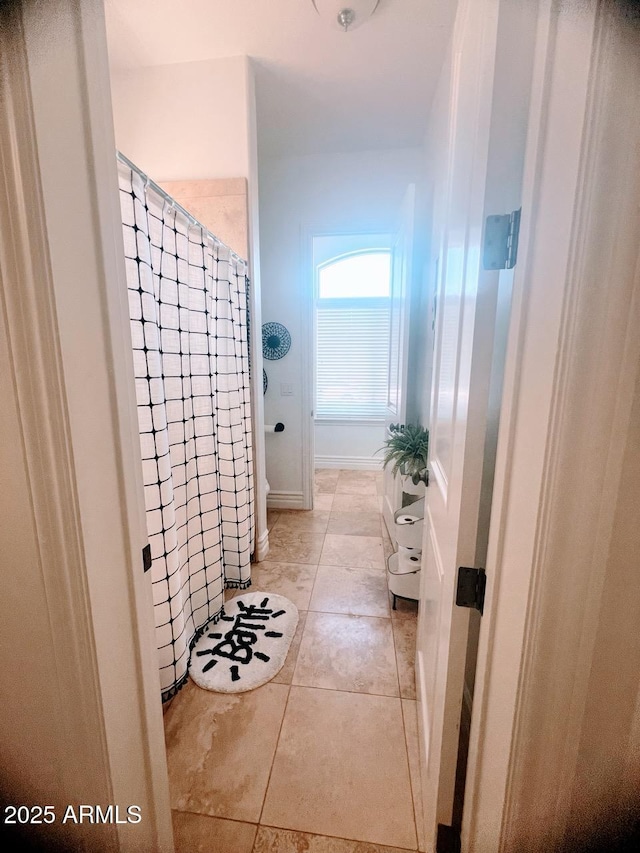 22406 S 173rd Way, Gilbert, AZ 85298 - bathroom featuring tile patterned floors and a shower with shower curtain
