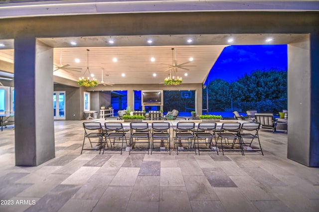22406 S 173rd Way, Gilbert, AZ 85298 - view of patio / terrace with a ceiling fan