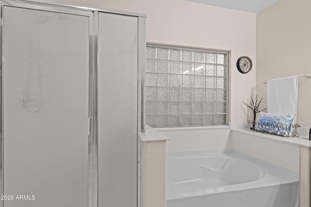 3018 E Vernon St, Gilbert, AZ 85298 - full bathroom with a shower stall and a bath