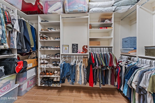 3018 E Vernon St, Gilbert, AZ 85298 - walk in closet with wood tiled floors