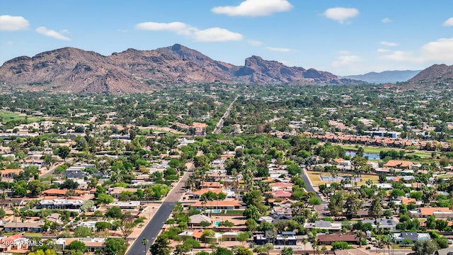 5101 E Paradise Dr, Scottsdale, AZ 85254 - aerial perspective of suburban area with mountains