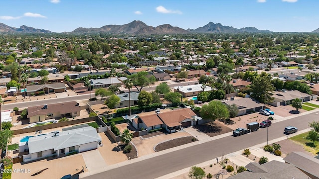 5101 E Paradise Dr, Scottsdale, AZ 85254 - aerial perspective of suburban area with mountains