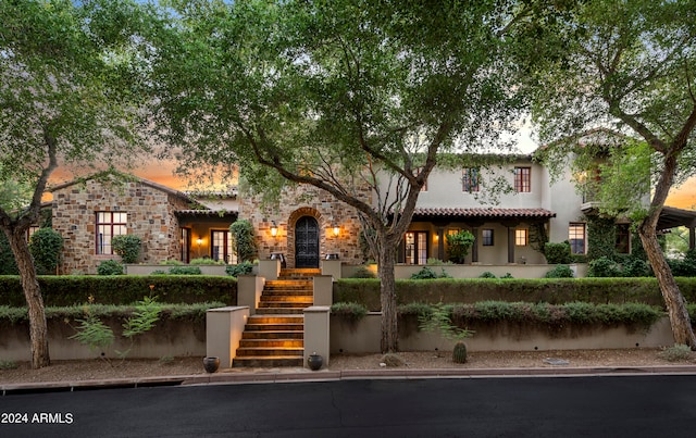 view of mediterranean / spanish-style home