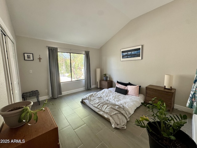 1060 E Louis Way, Tempe, AZ 85284 - bedroom featuring lofted ceiling and a closet