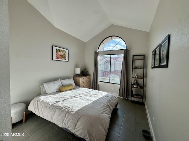 1060 E Louis Way, Tempe, AZ 85284 - bedroom featuring lofted ceiling and baseboards