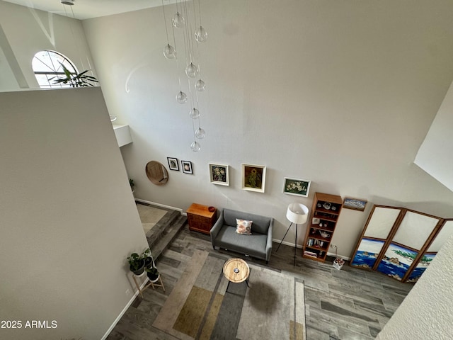 1060 E Louis Way, Tempe, AZ 85284 - living room featuring wood finished floors and baseboards