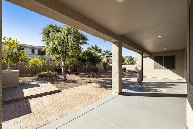 view of patio