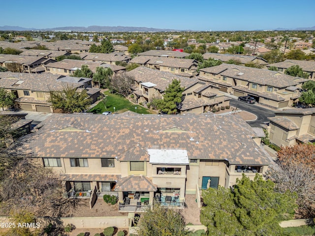 drone / aerial view featuring a residential view