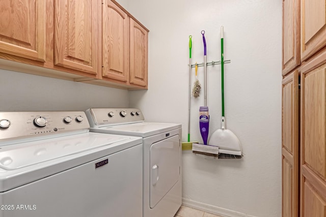 2714 N 63rd St, Mesa, AZ 85215 - washroom with cabinets and washing machine and clothes dryer