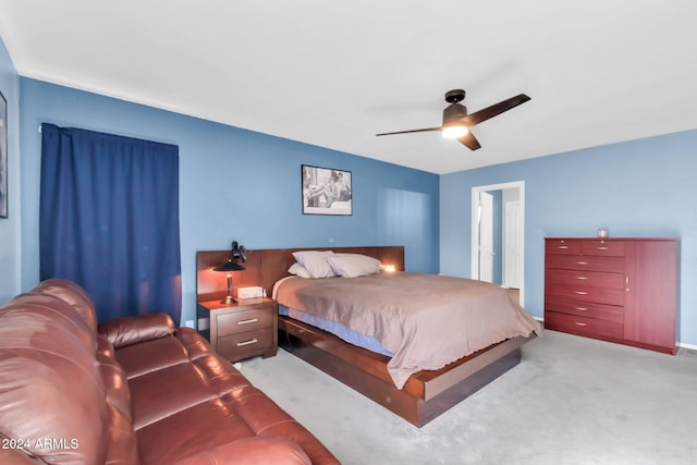 10847 E Forge Cir, Mesa, AZ 85208 - carpeted bedroom with a ceiling fan and baseboards