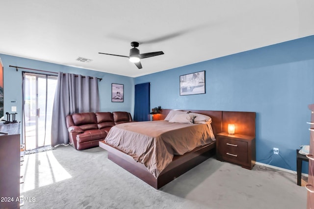 10847 E Forge Cir, Mesa, AZ 85208 - carpeted bedroom with a ceiling fan and baseboards