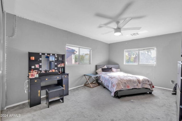 10847 E Forge Cir, Mesa, AZ 85208 - bedroom with multiple windows, carpet floors, and baseboards