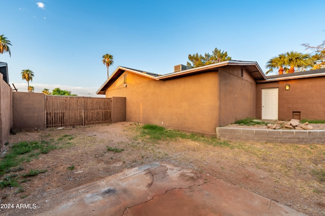 view of side of property