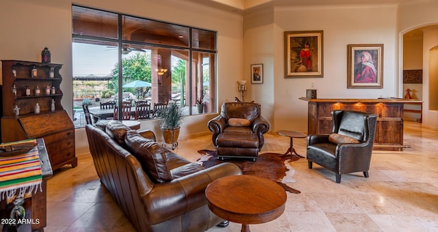 view of sitting room