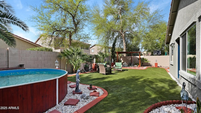 4073 E Stable Ct, Gilbert, AZ 85297 - view of yard with a hot tub
