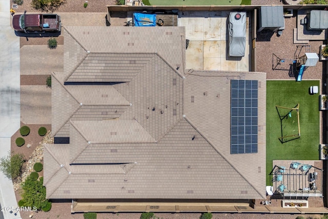 drone / aerial view