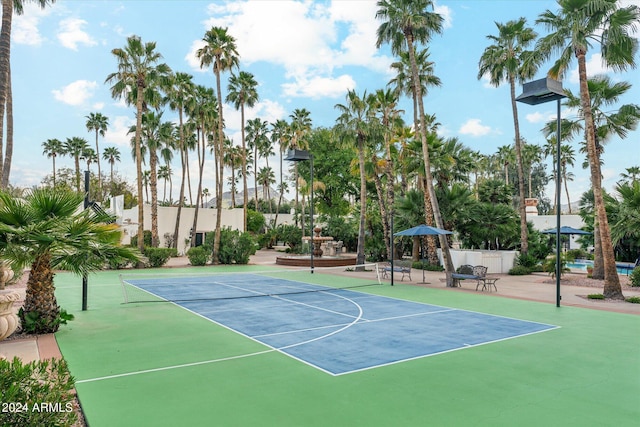 view of sport court