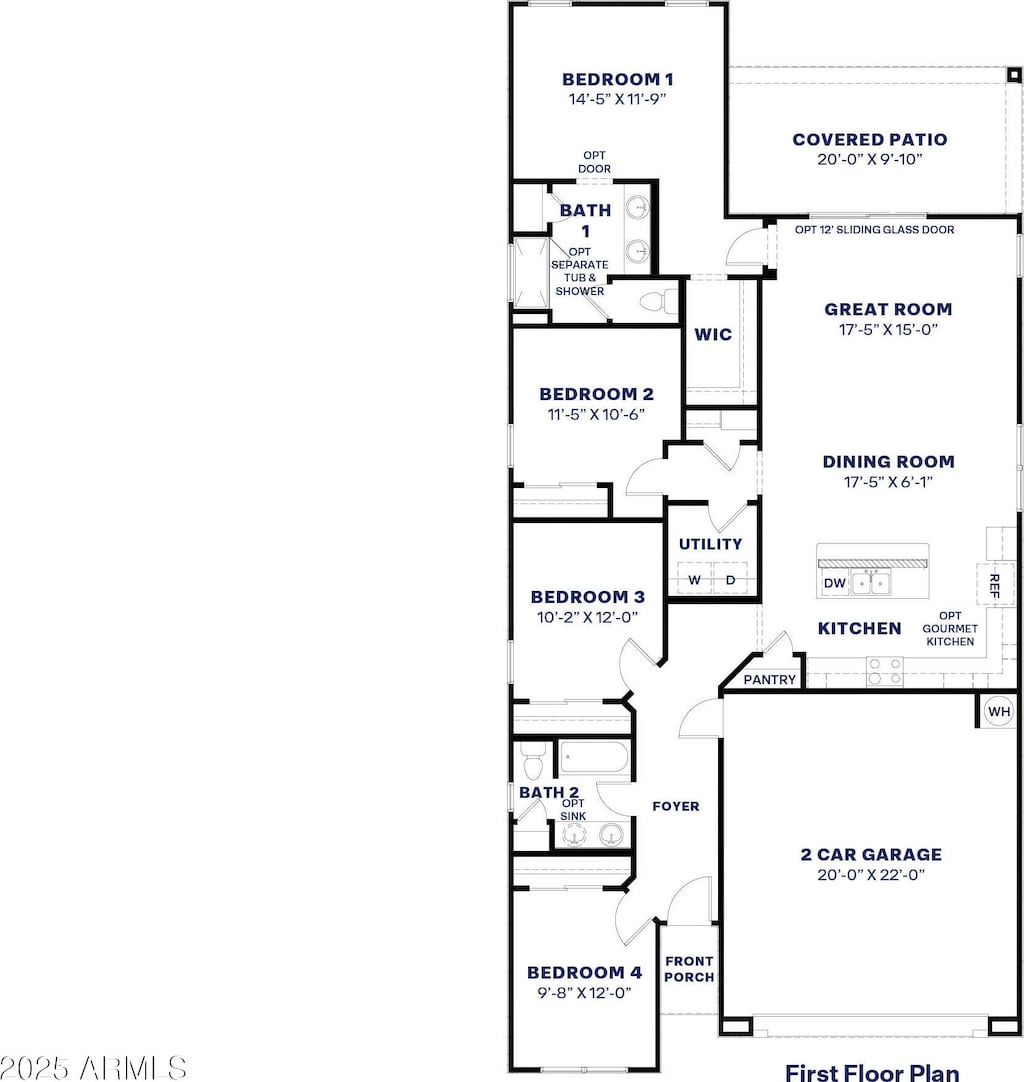 24254 W Hacienda Ave, Buckeye, AZ 85326 - view of home floor plan