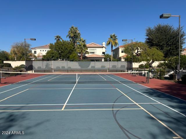 view of sport court featuring basketball court