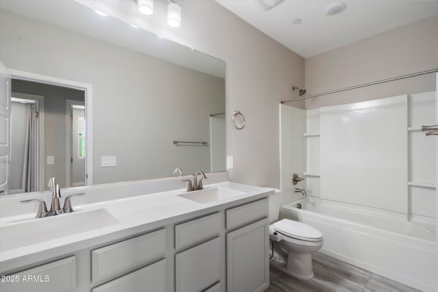 1823 E Chelsea Ln Unit 106, Gilbert, AZ 85295 - full bath with toilet, shower / tub combination, and double vanity