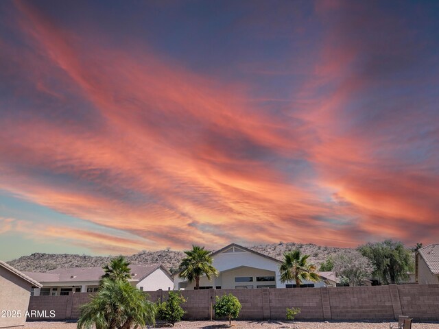 11424 S Obispo Dr, Goodyear, AZ 85338 - view of front of home featuring stucco siding and a mountain view