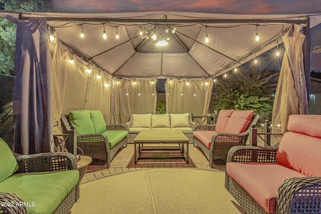 view of patio / terrace with an outdoor hangout area