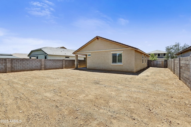 17626 W Paraiso Dr, Surprise, AZ 85387 - back of property with a fenced backyard and stucco siding