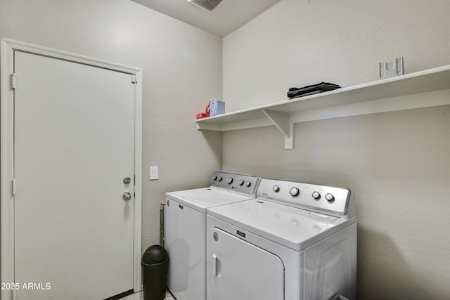 17626 W Paraiso Dr, Surprise, AZ 85387 - washroom featuring separate washer and dryer