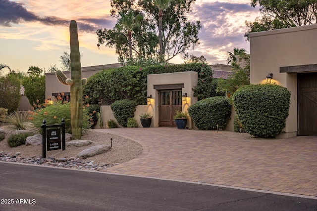 view of southwest-style home