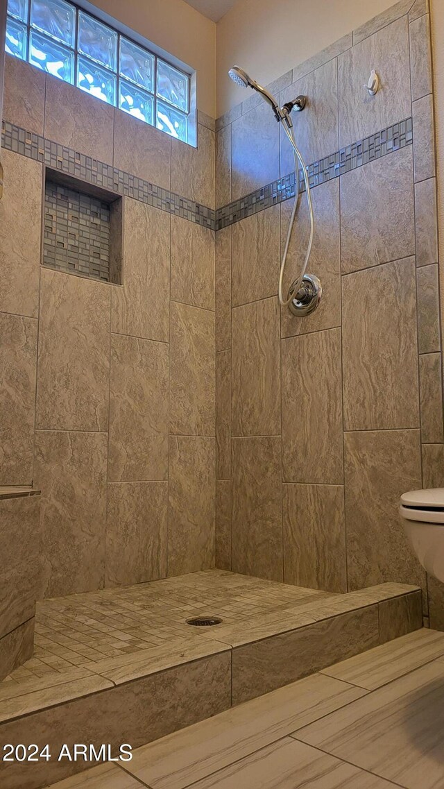 3347 W Steinbeck Dr, Anthem, AZ 85086 - full bathroom featuring toilet and a tile shower