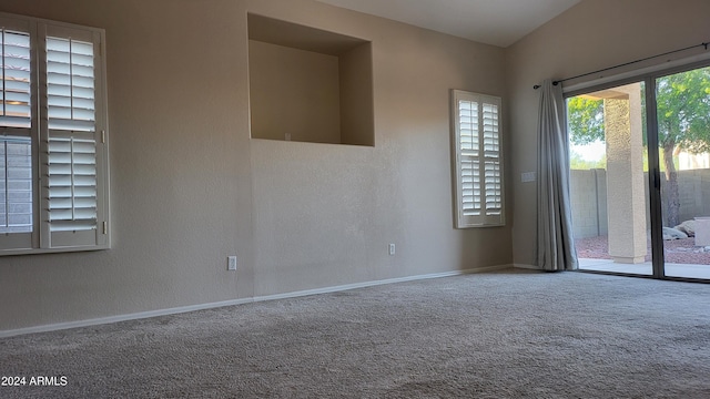 3347 W Steinbeck Dr, Anthem, AZ 85086 - carpeted spare room featuring a textured wall and baseboards